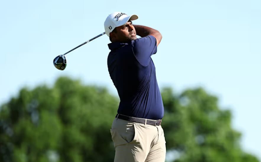 Rayhan among seven-way tie at 15-under on Korn Ferry Tour