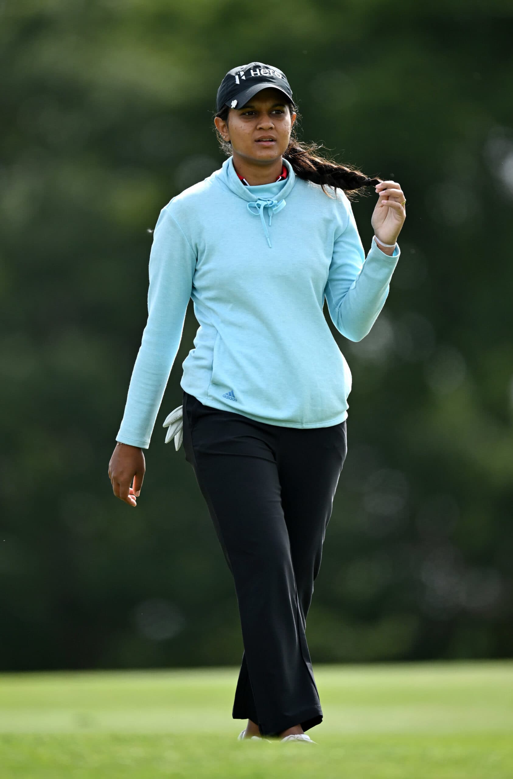 Golfer Pranavi slips to 15th at rain hit Irish Open