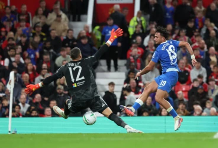 Brighton knock Man Utd out of the Carabao Cup; Villa, Everton, Fleetwood progress to Rd-4
