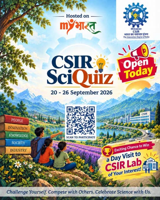 Govt launches science quiz to mark CSIR’s 85th Foundation Day