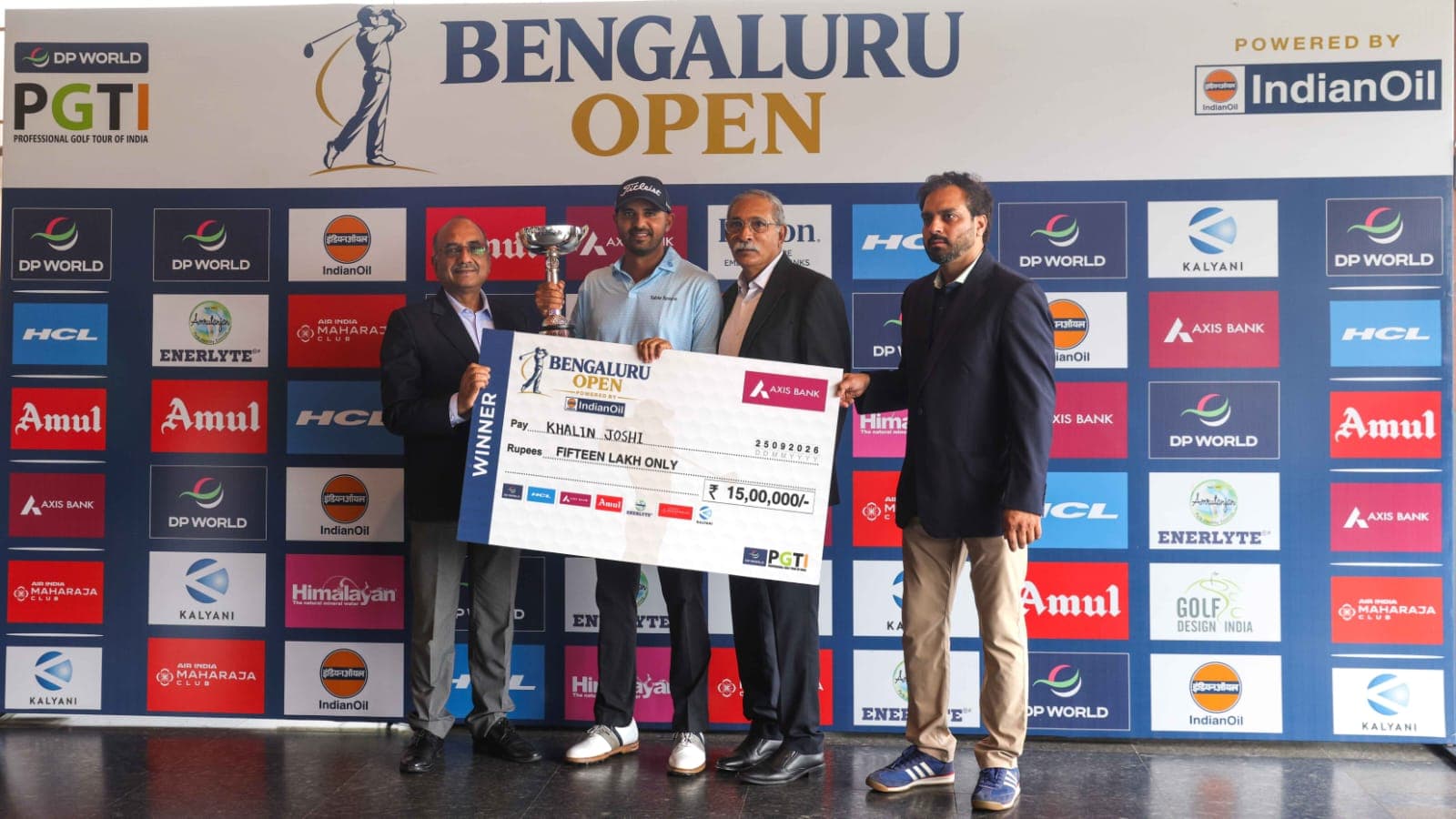 Bengaluru Open: Khalin Joshi bags back-to-back wins with five-shot triumph, claims fourth title of season