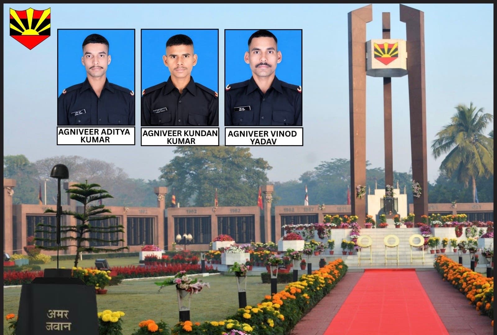Three Agniveers missing during Dibang Valley floods declared dead, Army condoles demise