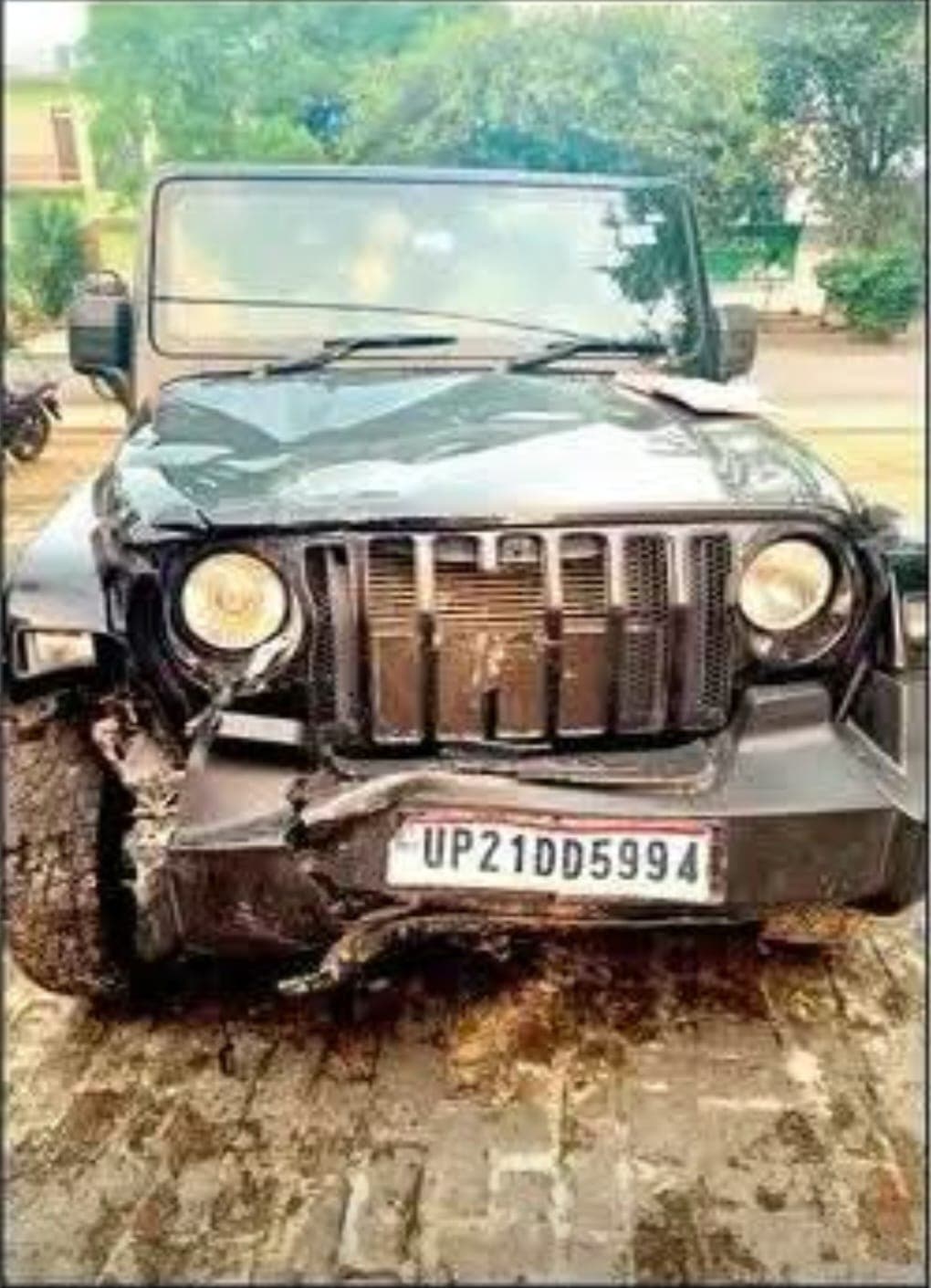 Two killed as speeding SUV hits e-scooter in UP’s Moradabad, driver flees