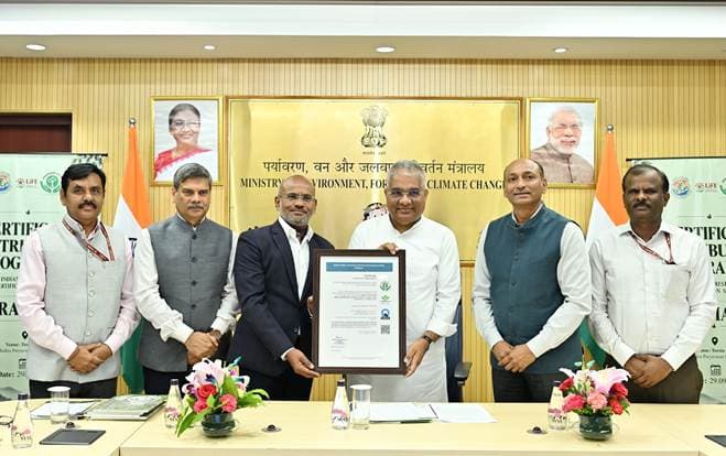 Bhupender Yadav gives PRAMAAN certificates for deforestation-free timber sourcing