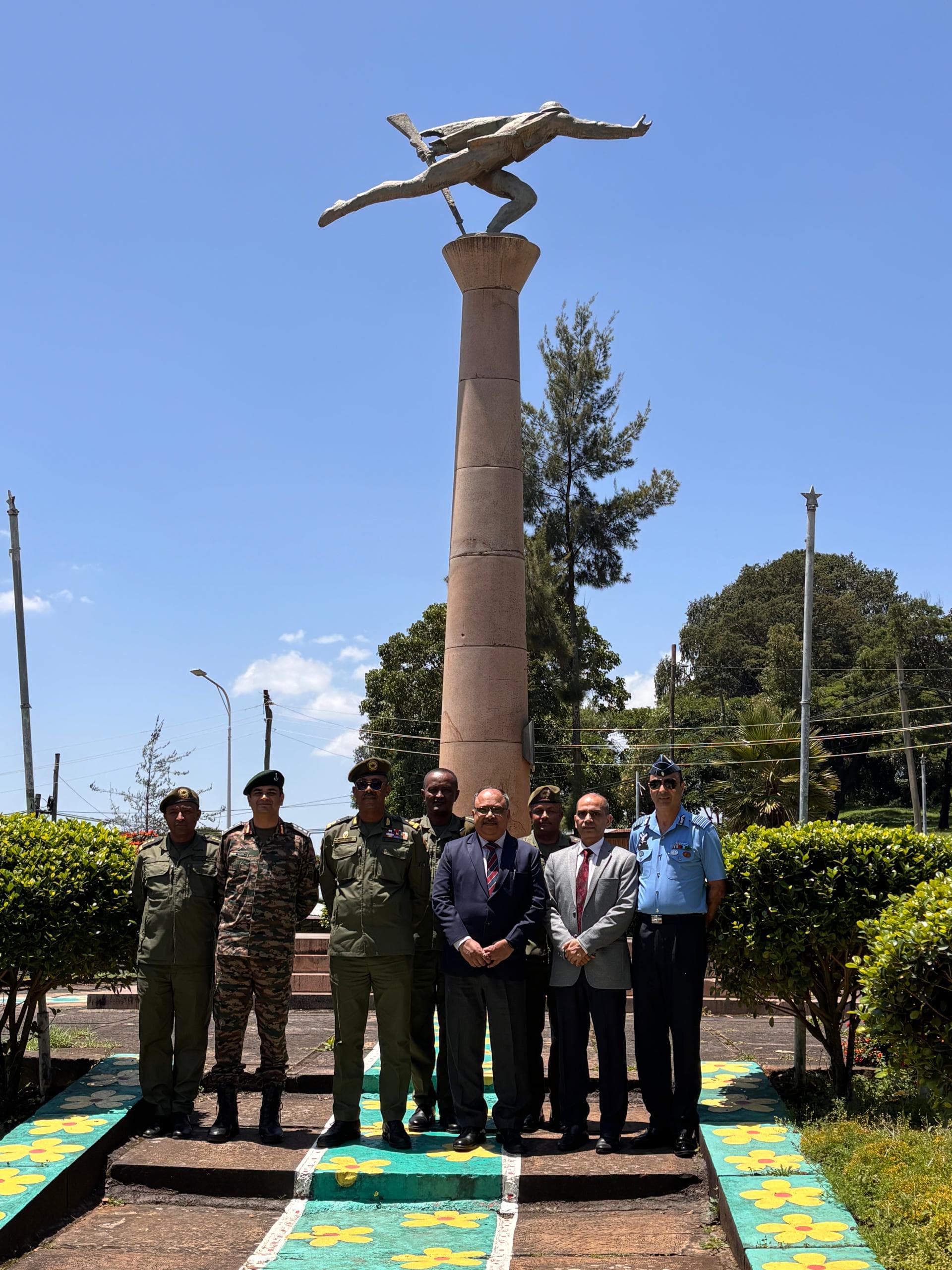 Indian defence officials visit Ethiopian military academy in Holota