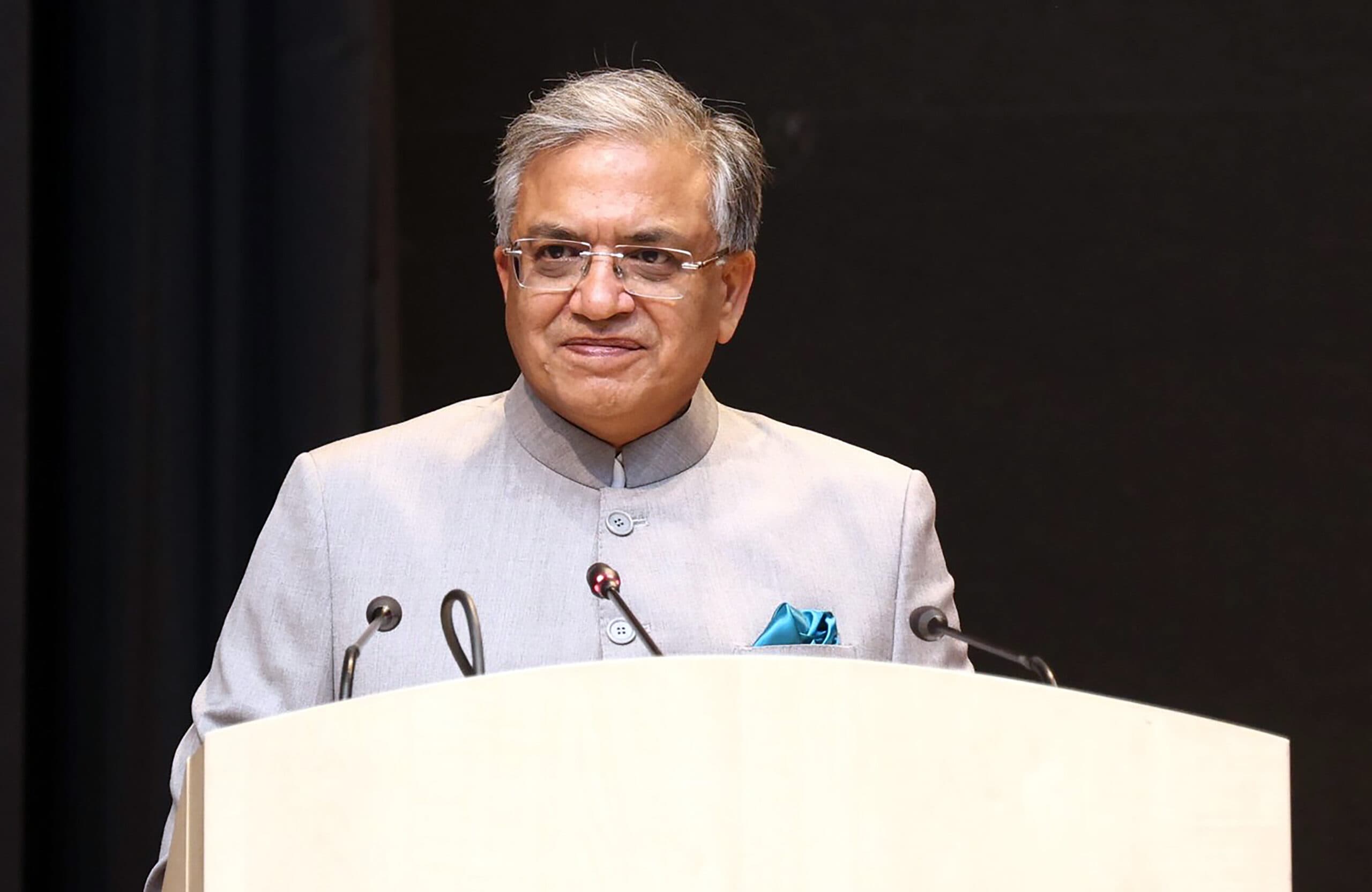 New Delhi: Chief Election Commissioner Gyanesh Kumar addresses the counsels from across the country during the 2nd National Conference of Counsels representing the Election Commission of India at the India International Institute of Democracy and Election Management (IIIDEM) in New Delhi on Saturday, May 30, 2026. (Photo: IANS/X/@ECISVEEP)