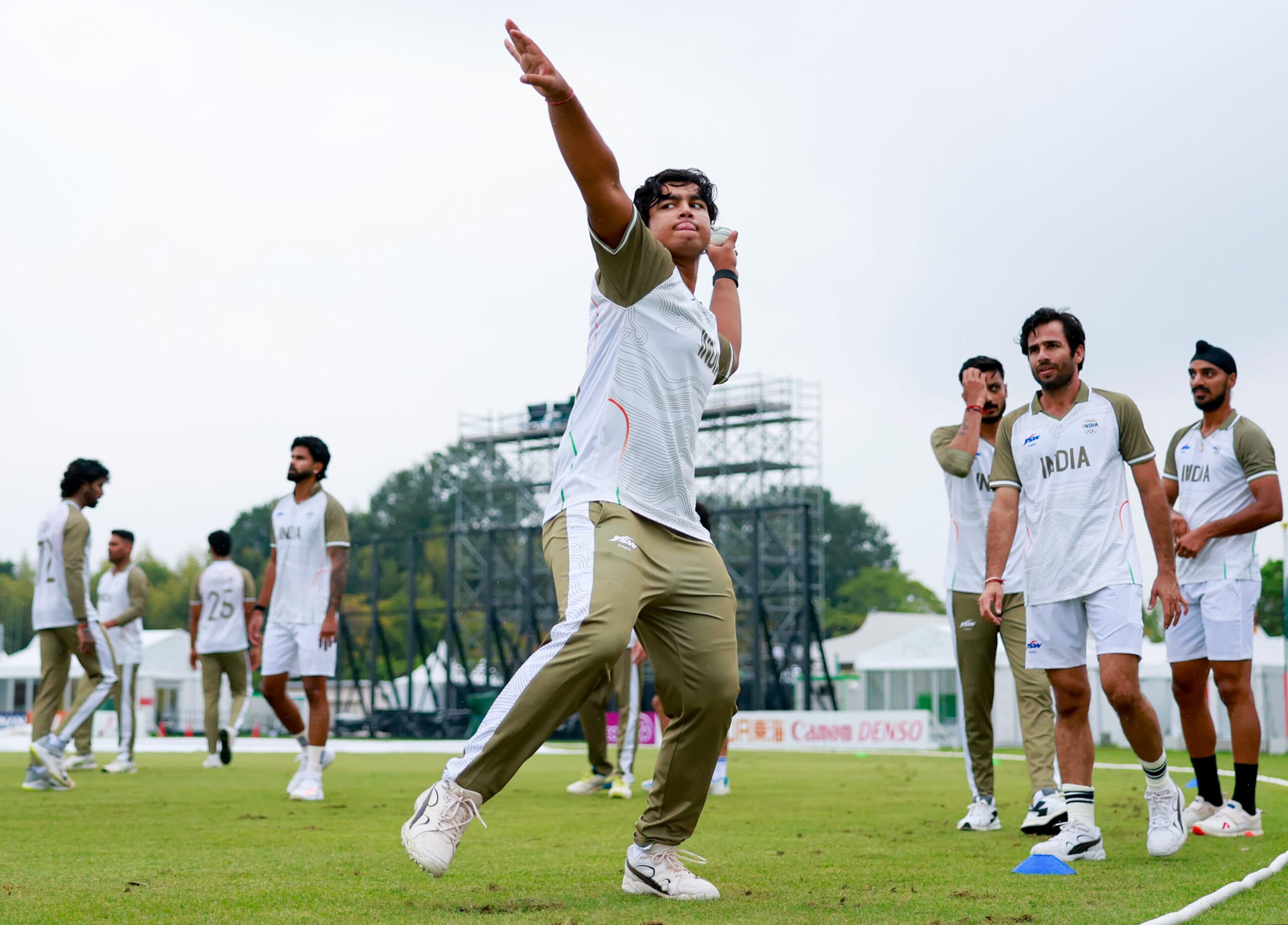 Nagoya: India's Jasprit Bumrah trains during a practice session ahead of the 20th Asian Games Aichi-Nagoya 2026, in Nagoya, Japan, on Sunday, September 27, 2026. (Photo: IANS/X/@BCCI)