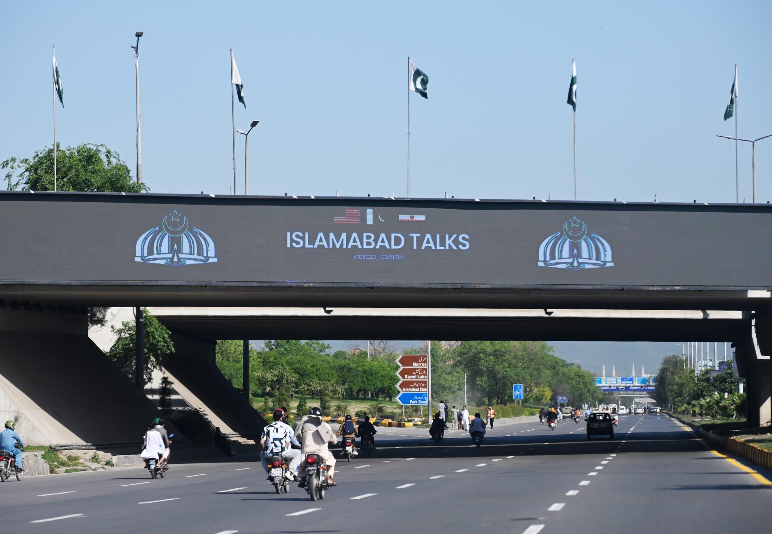 Islamabad: This photo taken on April 12, 2026 shows a street view in Islamabad, Pakistan. Negotiations between Iran and the United States in Islamabad, Pakistan, have concluded without an outcome as the U.S. "excessive demands" hindered a common framework and agreement, Iran's semi-official Tasnim news agency reported on Sunday. (Xinhua via IANS)