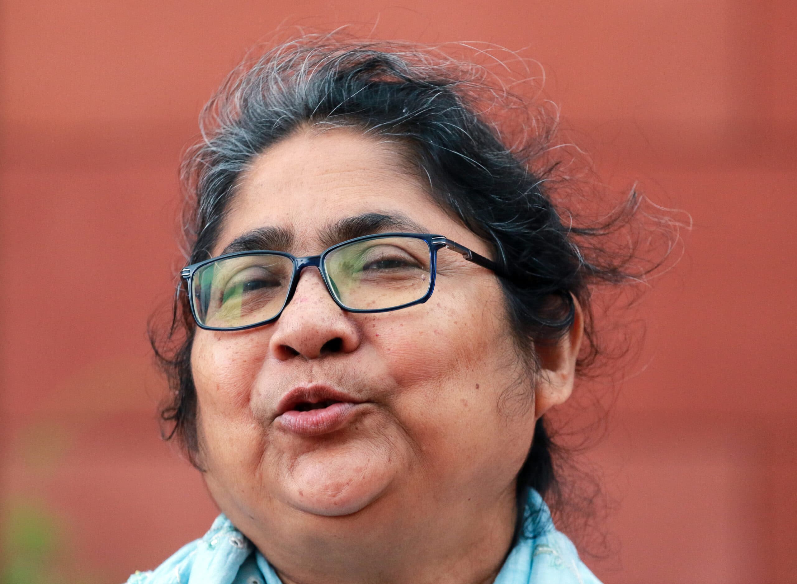 New Delhi: TMC MP Dola Sen at the Parliament House complex during the Monsoon Session in New Delhi on Tuesday, August 04, 2026. (Photo: IANS/Qamar Sibtain)
