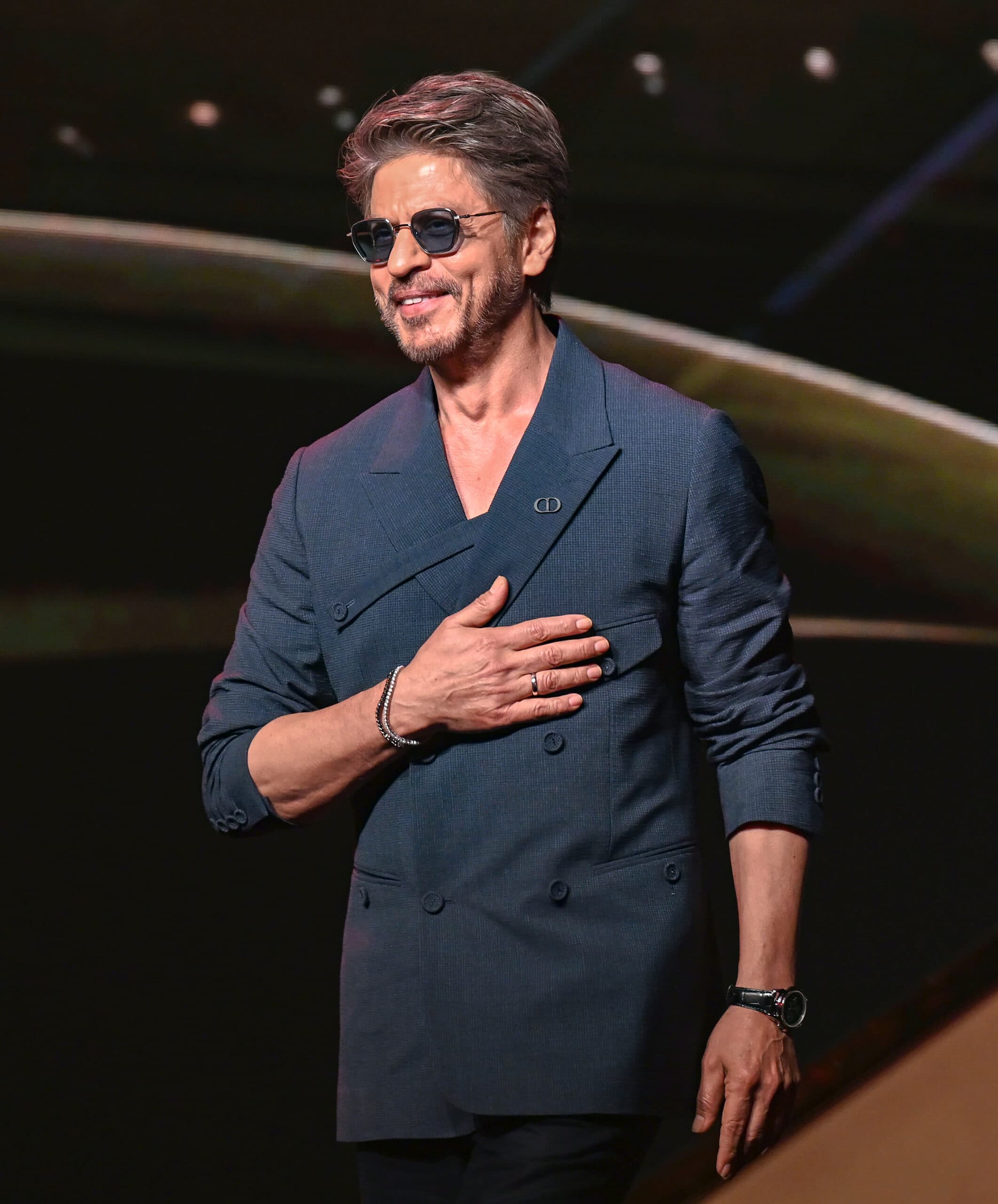 Mumbai: Actor and film producer Shah Rukh Khan attends an announcement event by Danube Properties in Mumbai, Friday, November 14, 2025. (Photo: IANS)
