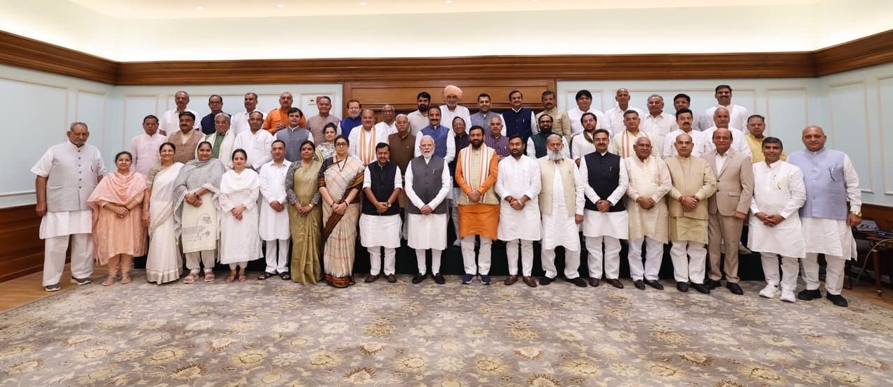 ‘Meaningful dialogue’: PM Modi on meeting Haryana BJP MLAs