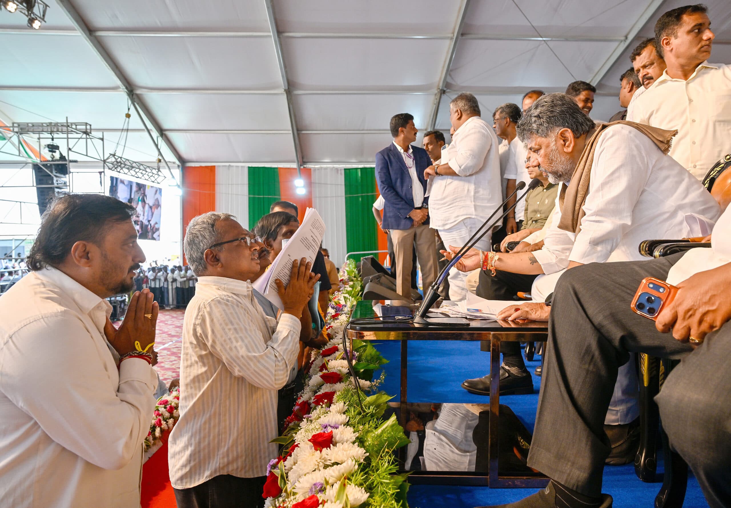Mysuru: CM DK Shivakumar Holds ‘Government at Your Doorstep’ Programme #Gallery