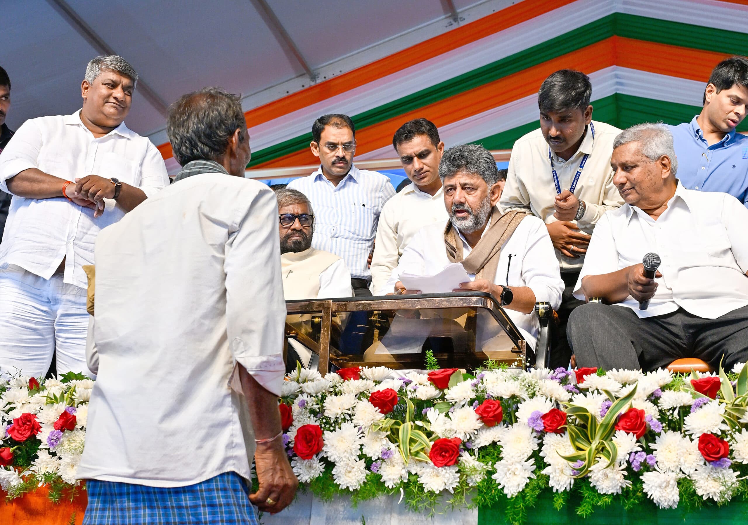 Mysuru: CM DK Shivakumar Holds ‘Government at Your Doorstep’ Programme #Gallery