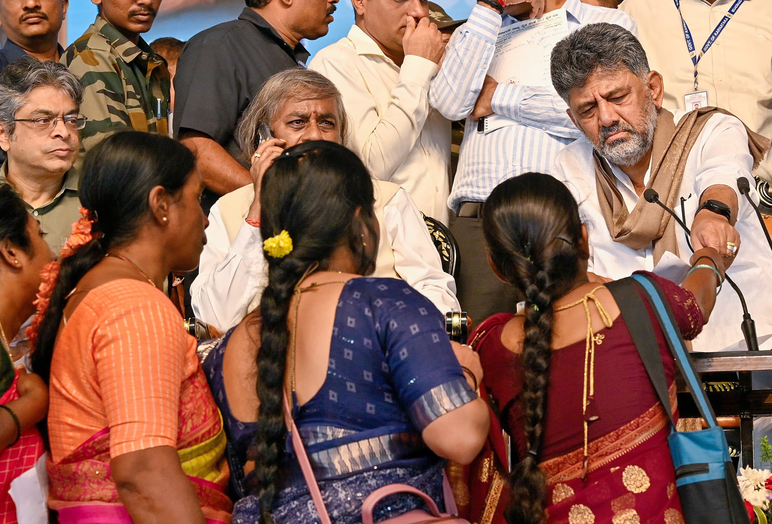 Mysuru: CM DK Shivakumar Holds ‘Government at Your Doorstep’ Programme #Gallery