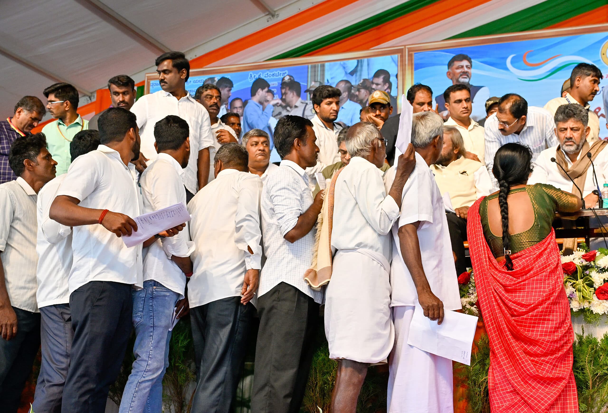 Mysuru: CM DK Shivakumar Holds ‘Government at Your Doorstep’ Programme #Gallery